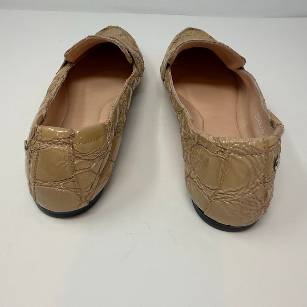 AGL Moccasins Women's 10.5 (40.5) Beige Softy Moc Calfskin Leather Flats NWOT - Picture 7 of 14